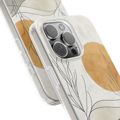 Burnt Horizon Lines · Soft Phone Case for iPhone