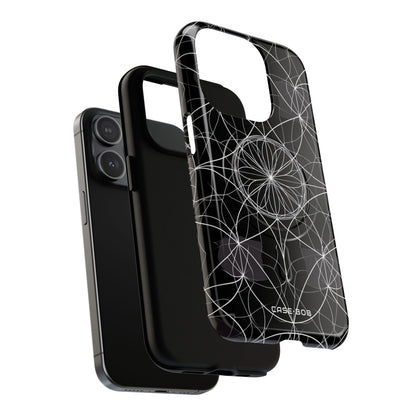 Strahlender Blütenblatt-Orbit iPhone 15 Pro Case - Tough+