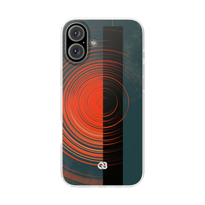 Teal Lite Phone Case for iPhone - Burnt Slate Radial