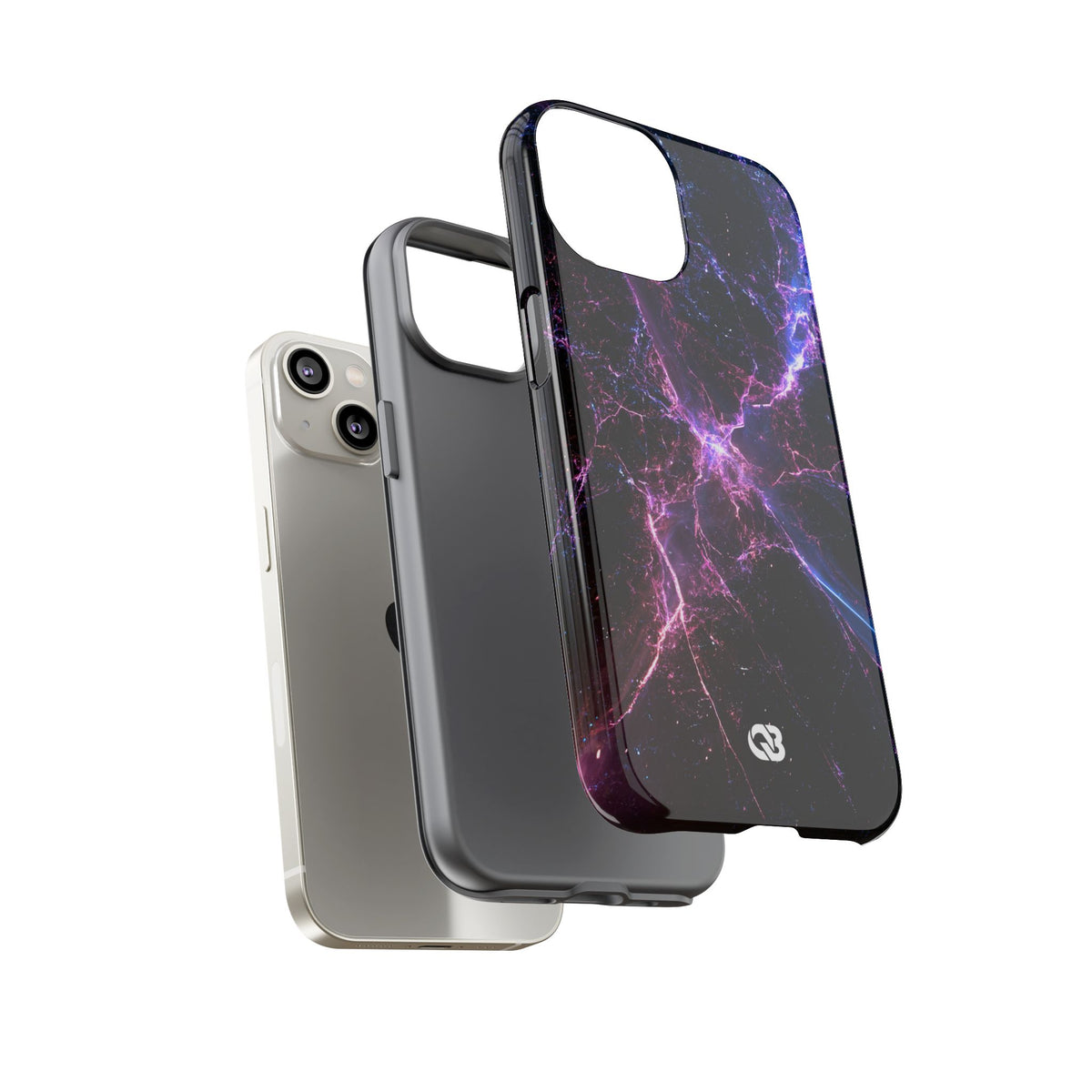 Neural Singularity · Tough Phone Case for iPhone · Black