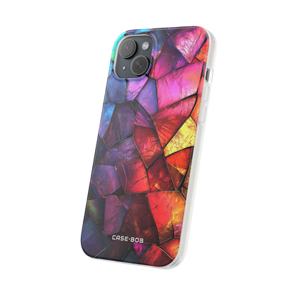 Cracked Prism iPhone 15 Plus Case - Soft