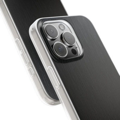 Black Lite Phone Case for iPhone - Brushed Obsidian Slate