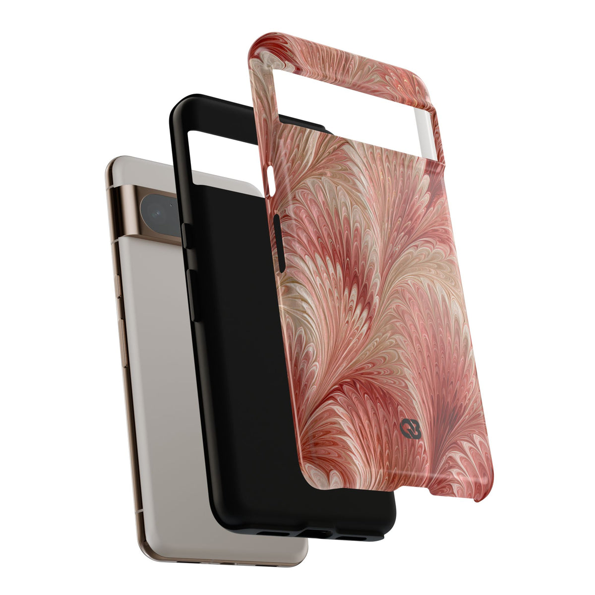 Blush Petal Plume · Tough Phone Case for Pixel ·  Pink