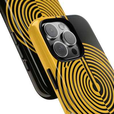 Yellow Tough 2.0 Magsafe Phone Case for iPhone - Voltage Sector Pulse