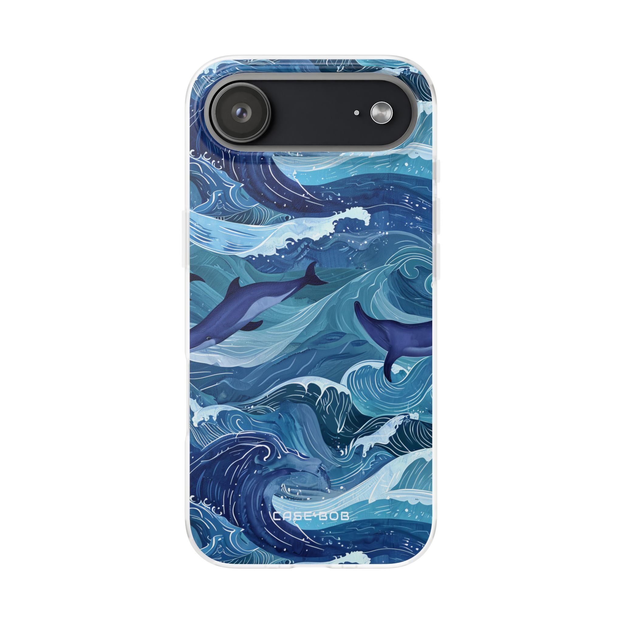 Dolphin Waves iPhone 17 Air Case - Soft - CASE•BOB