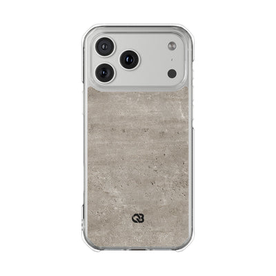Grey Impact MagSafe Phone Case for iPhone - Brutalist Stone Grit