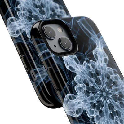 Blue Tough 2.0 Magsafe Phone Case for iPhone - Glacial Smoke Crown
