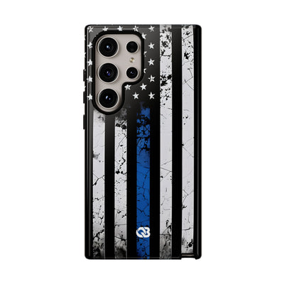 Gritty Cobalt Flag · Tough Handyhülle für Samsung