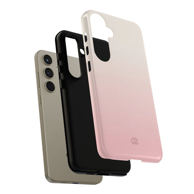 Pink Tough Phone Case for Samsung - Frosted Blush Horizon