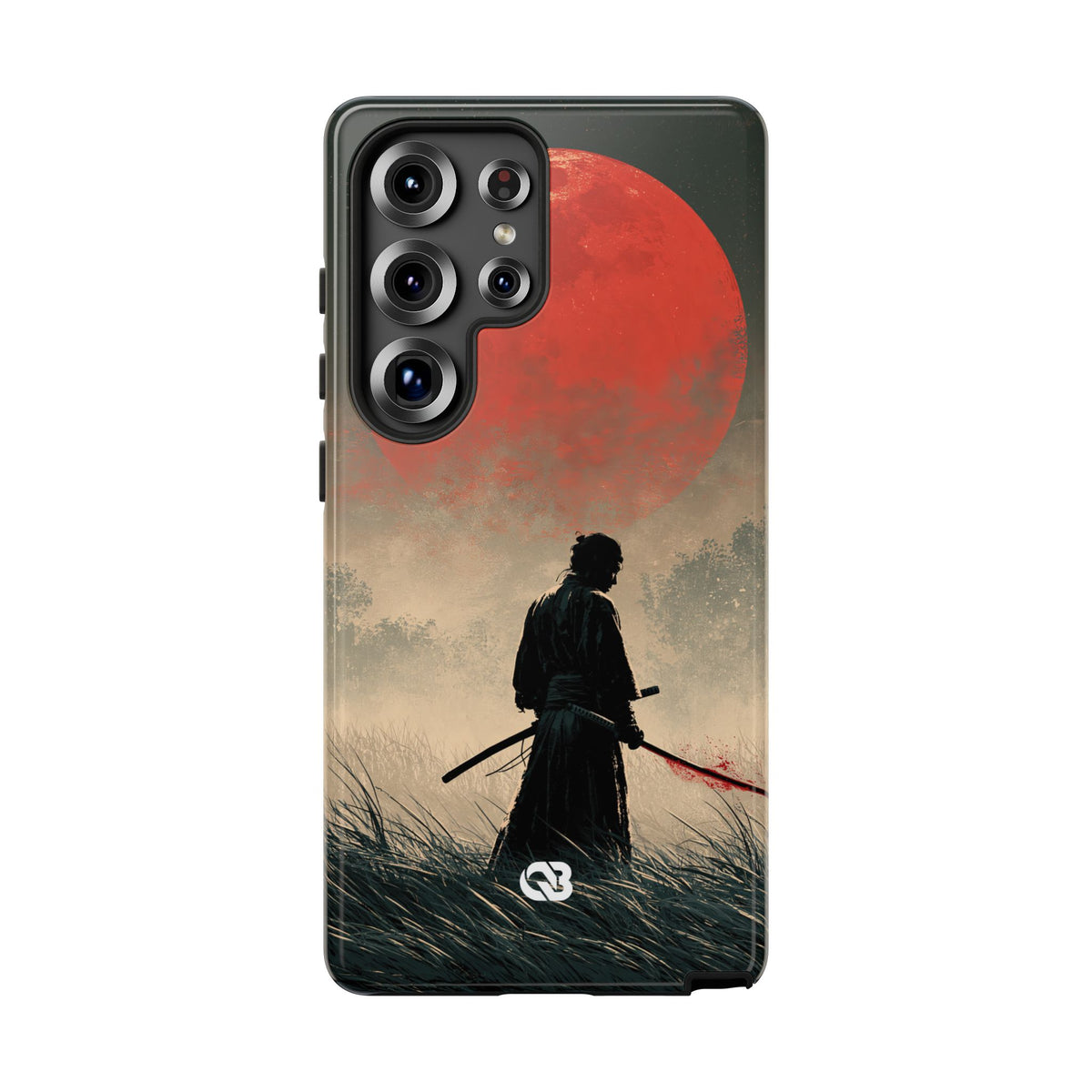 Crimson Moon Ronin · Tough Phone Case for Samsung · Red