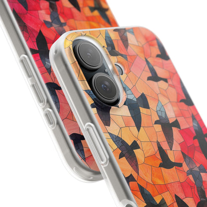 Blackbird Glow iPhone 16 Skal - Mjuk