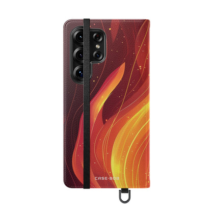 Flaming Ember - Samsung S25 Ultra Case - Wallet