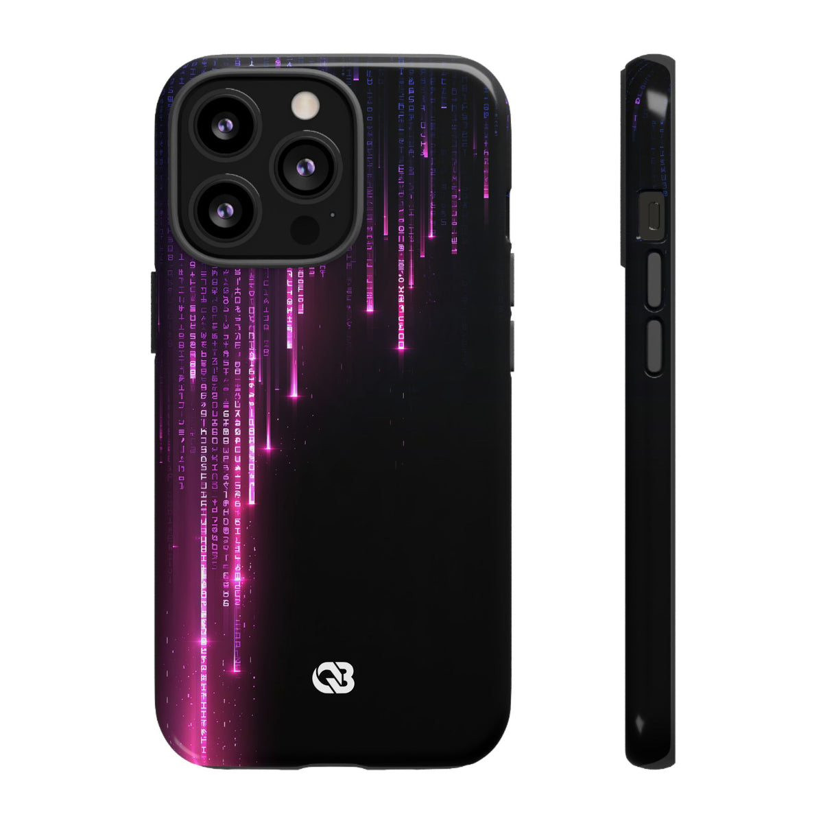 Binary Cascade · Tough Phone Case for iPhone · Black