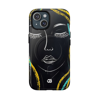 Obsidian Chalk Portrait · Tough+ Magsafe