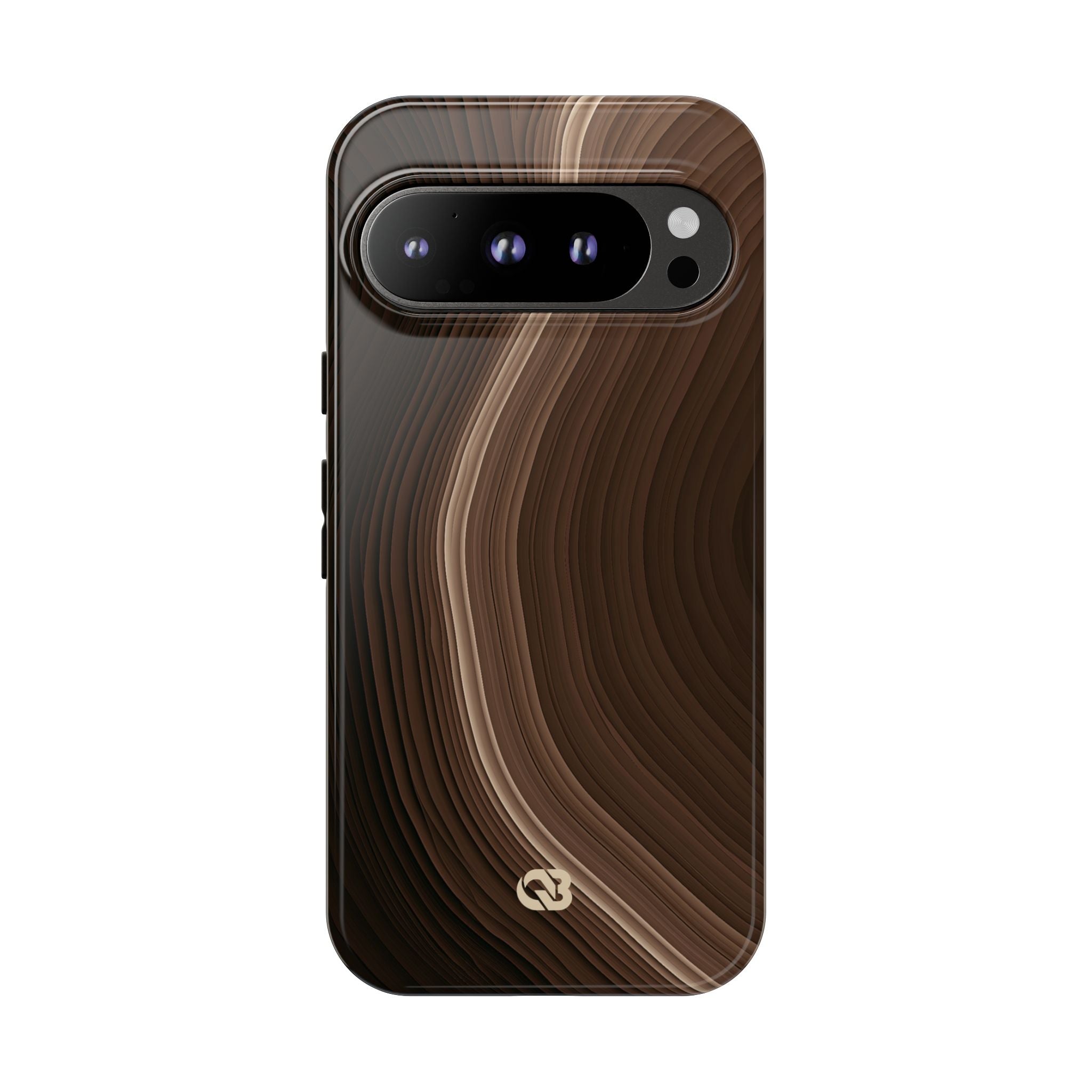 Brown Tough Phone Case for Google Pixel - Bronzed Canyon Relief