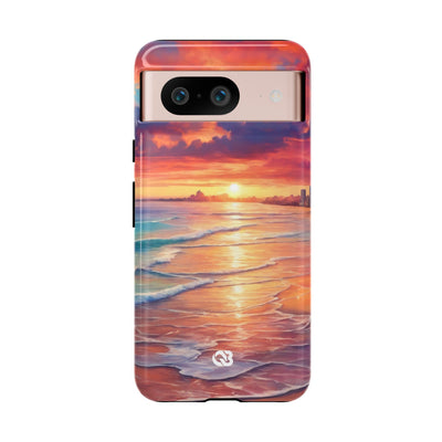 Crimson Shore Horizon · Tough Phone Case for Google Pixel