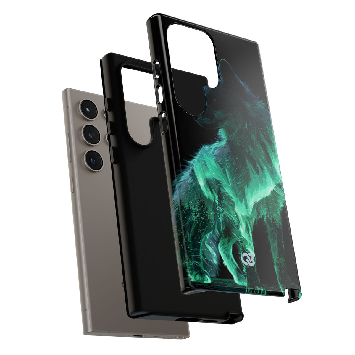 Nordic Aurora Fox · Tough Phone Case for Samsung · Teal