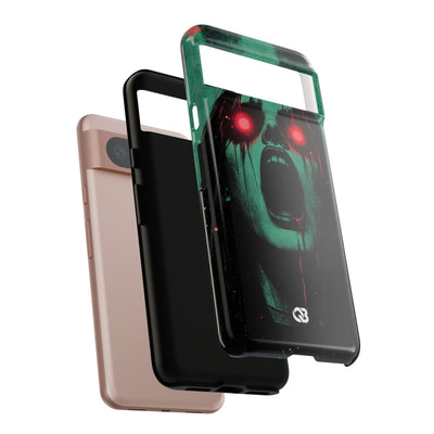 Crimson Emerald Scream · Tough Phone Case for Google Pixel