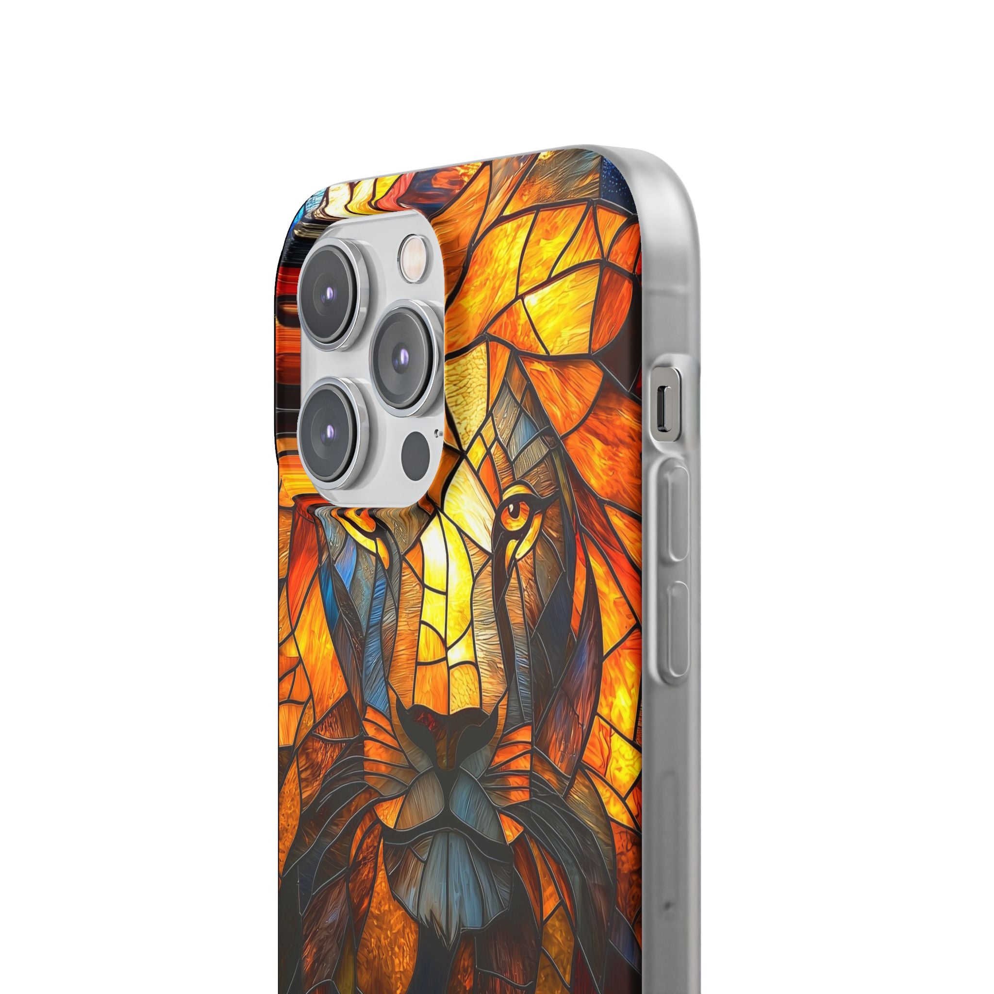 Lion Radiance iPhone 14 Pro Max -pehmeä suojakotelo