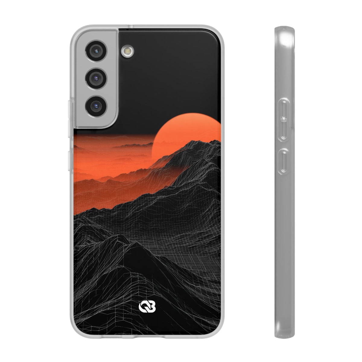 Solar Ridge Mesh · Lite Phone Case for Samsung · Black