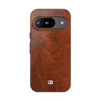 Orange Tough Phone Case for Google Pixel - Oxidized Iron Crust