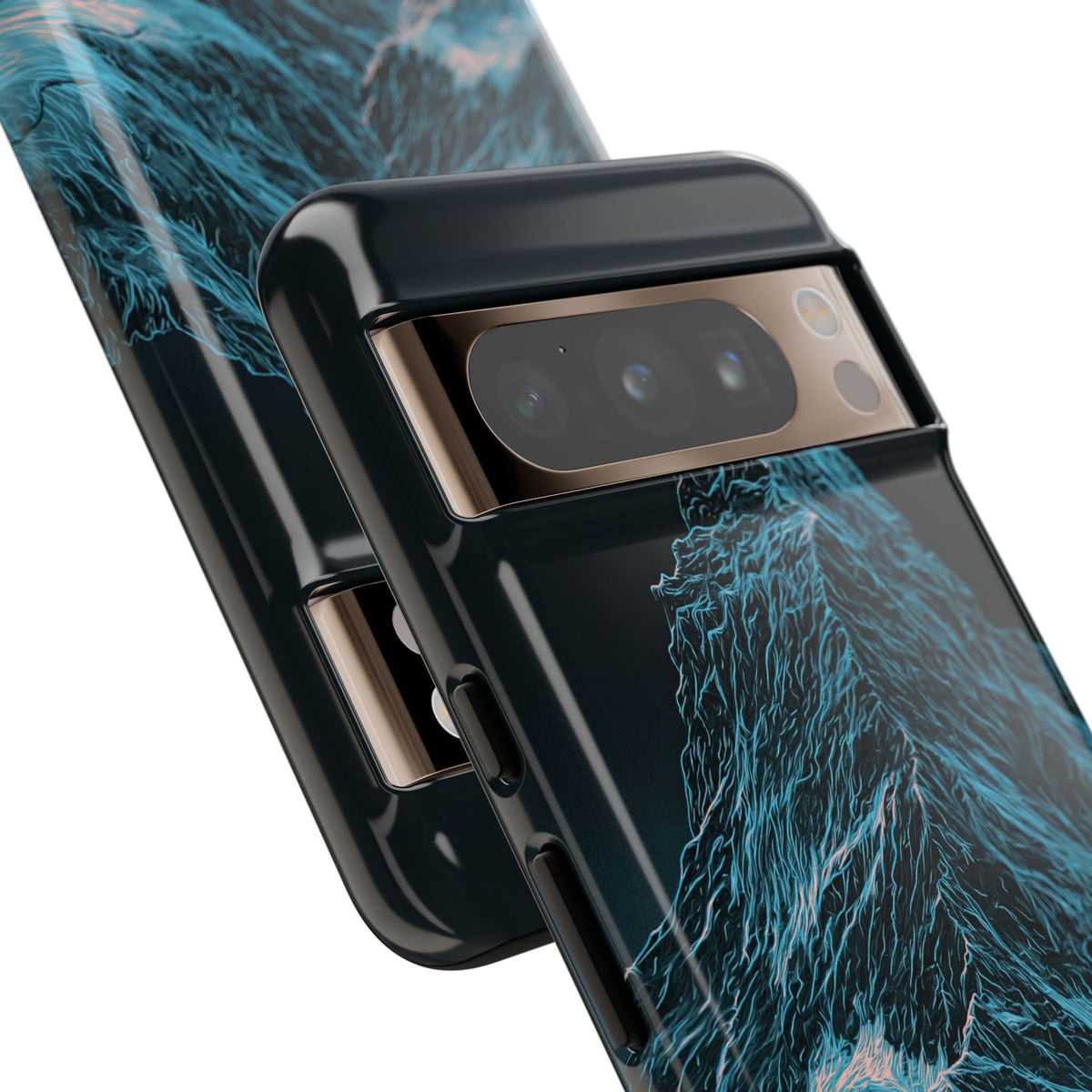 Glacial Alpine Peak · Tough Phone Case for Pixel ·  Blue