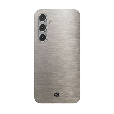 Grey Lite Phone Case for Samsung - Brushed Nickel Linen