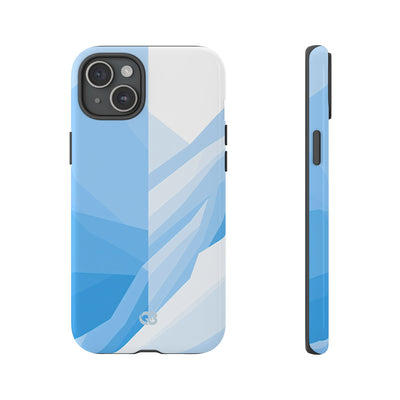 Blue Tough Phone Case for iPhone - Arctic Glacial Ridge