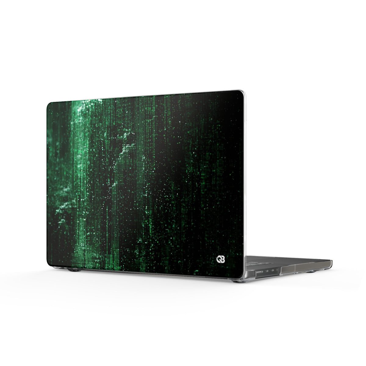 Emerald Void · Clear Hard Case for MacBook · Green