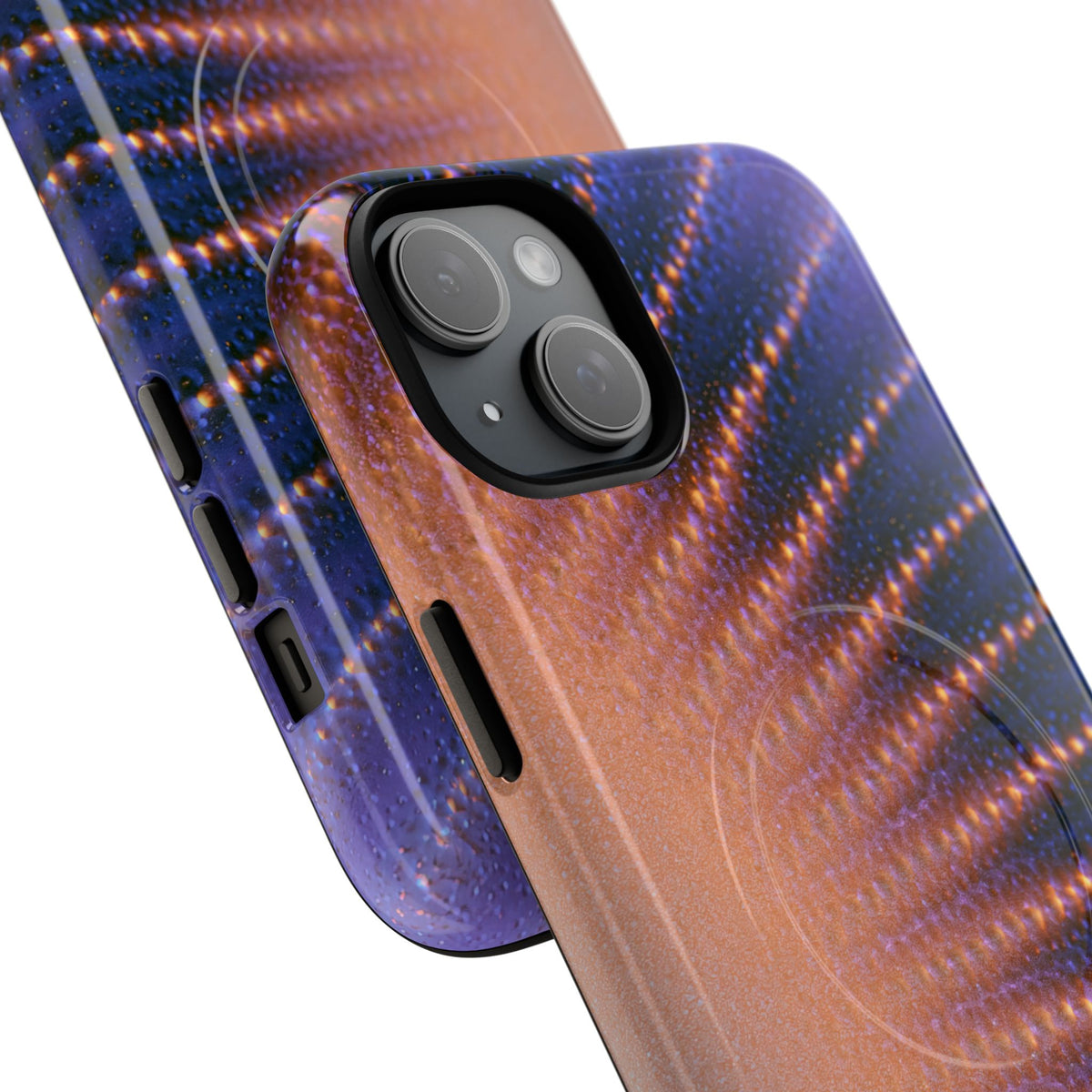 Luminous Aura Burst · Tough 2.0 Magnetic Phone Case for iPhone · Blue