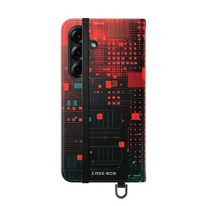Crimson Circuit - Samsung S25 Case - Wallet