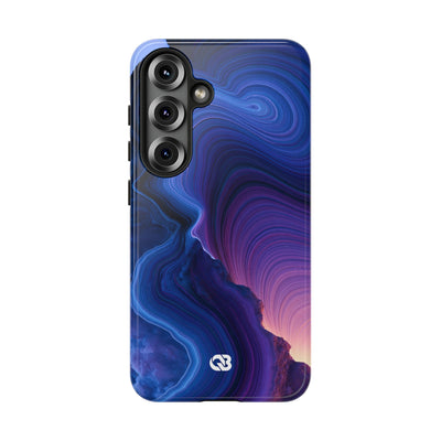 Radiant Strata · Tough Phone Case for Samsung · Blue
