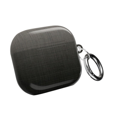 Monochrome Metric Grid · Hard Case for AirPods & AirPods Pro · Black