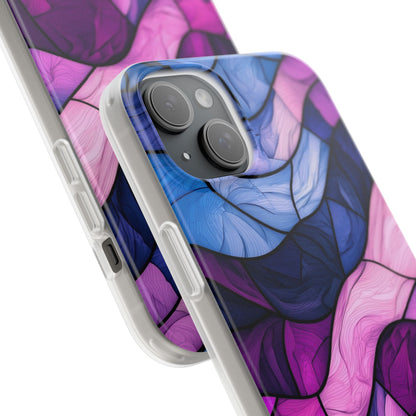 Wellenförmiges Leuchten iPhone 15 Plus Case - Soft