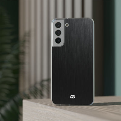 Black Lite Phone Case for Samsung - Brushed Obsidian Slate