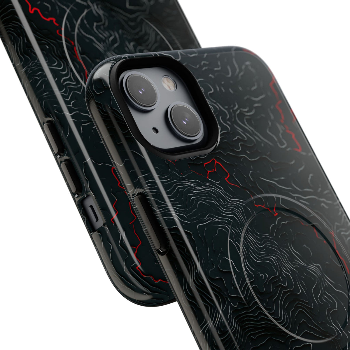 Crimson Rift · Tough 2.0 Magnetic Phone Case for iPhone · Black