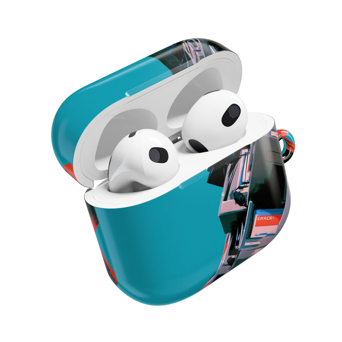 System Error Spire · Hard Case for AirPods & AirPods Pro · Teal