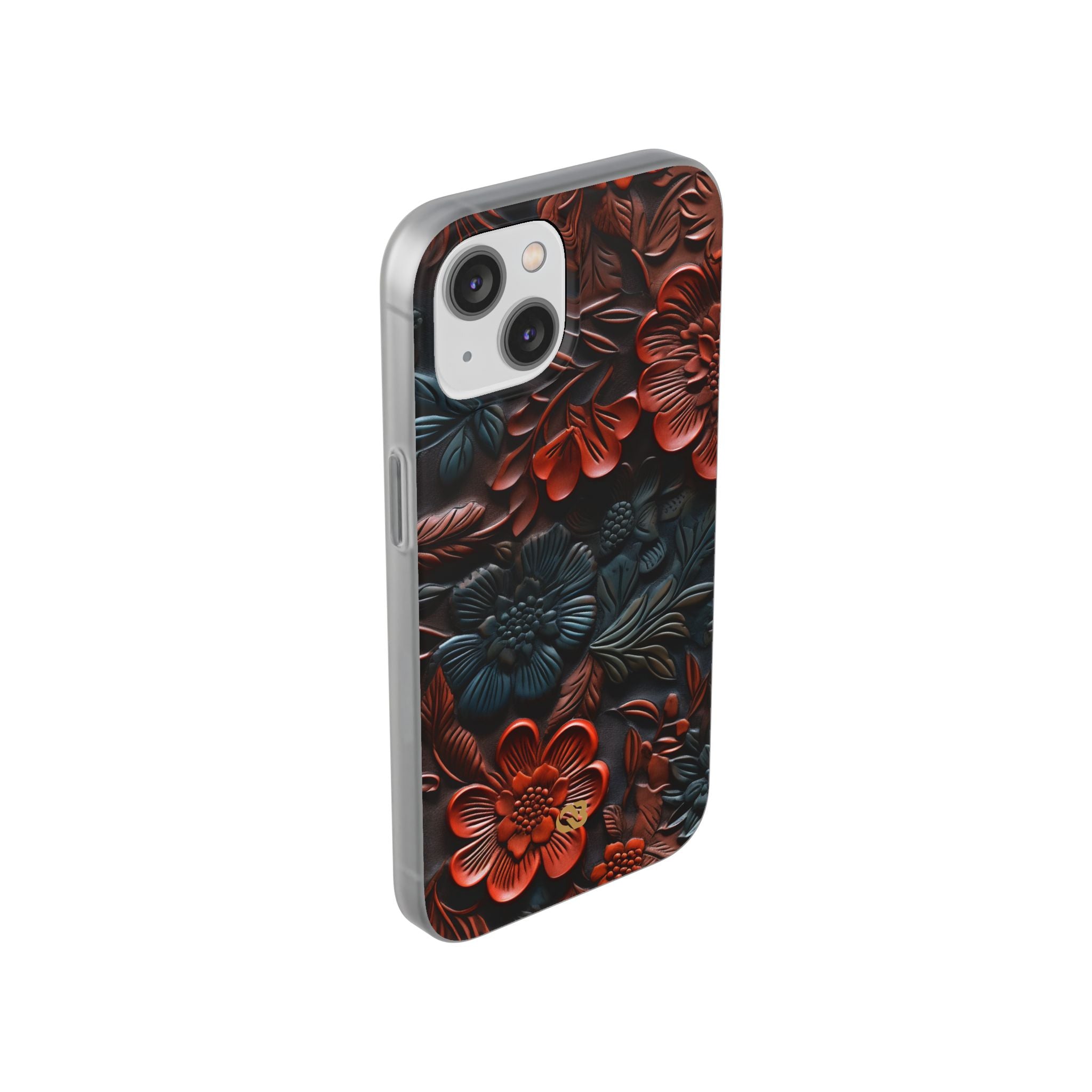 Carved Earth Bloom · Soft Phone Case for iPhone