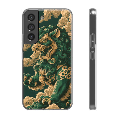 Imperial Guardian Lion · Lite Phone Case for Samsung · Green