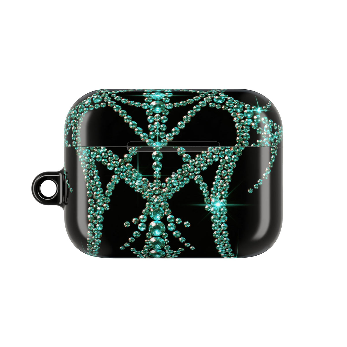 Teal Cyber Sigil · Hard Case for AirPods & AirPods Pro · Teal