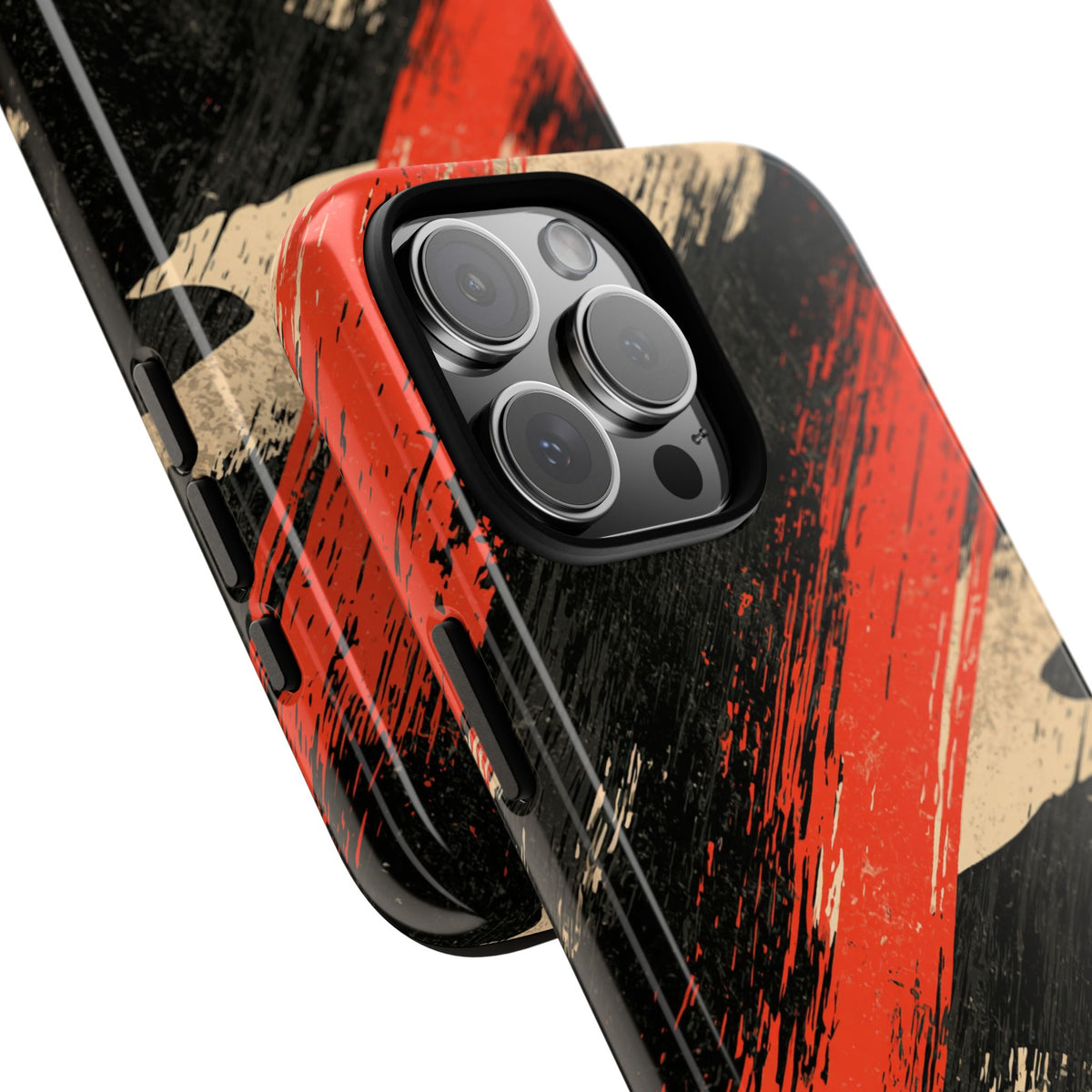 Urban Slash Camo · Tough Phone Case for iPhone · Black