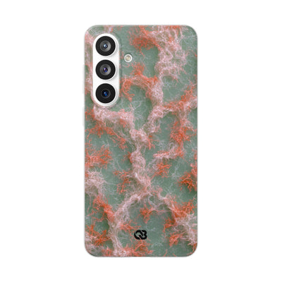 Coral Pixel Matrix · Lite Phone Case for Samsung · Green