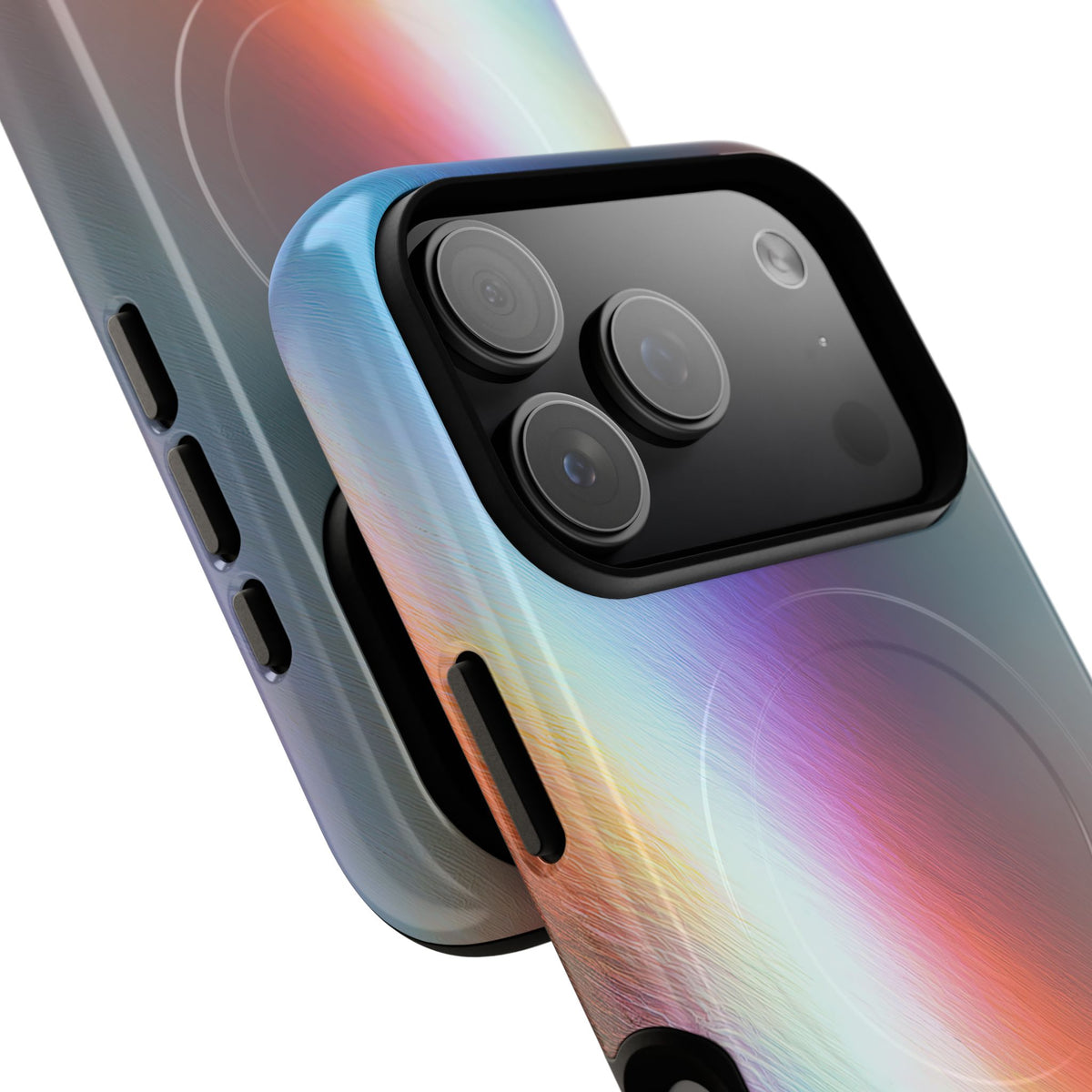 Prismatic Ray · Tough 2.0 Magnetic Phone Case for iPhone · Blue