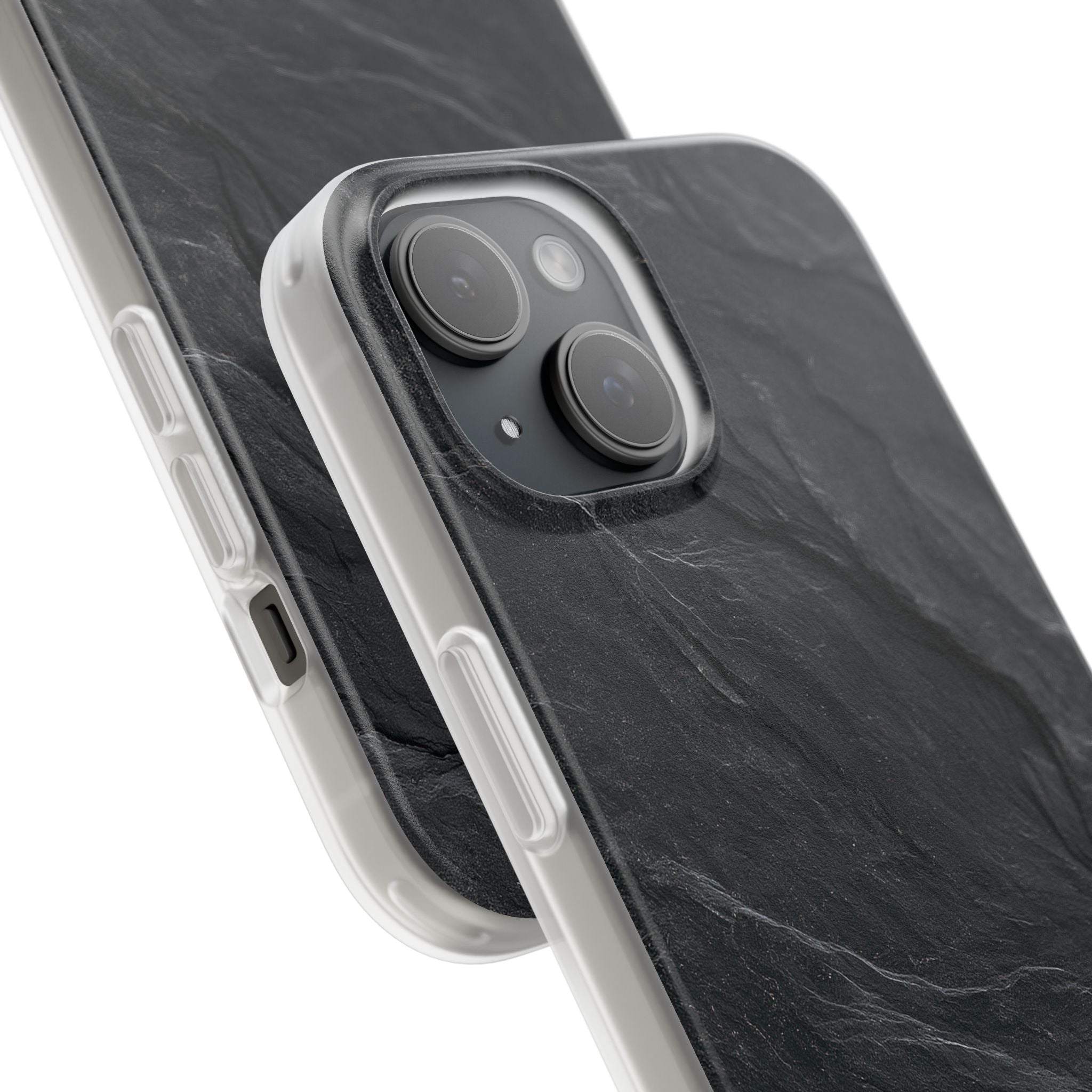 Black Lite Phone Case for iPhone - Midnight Slate Ridge