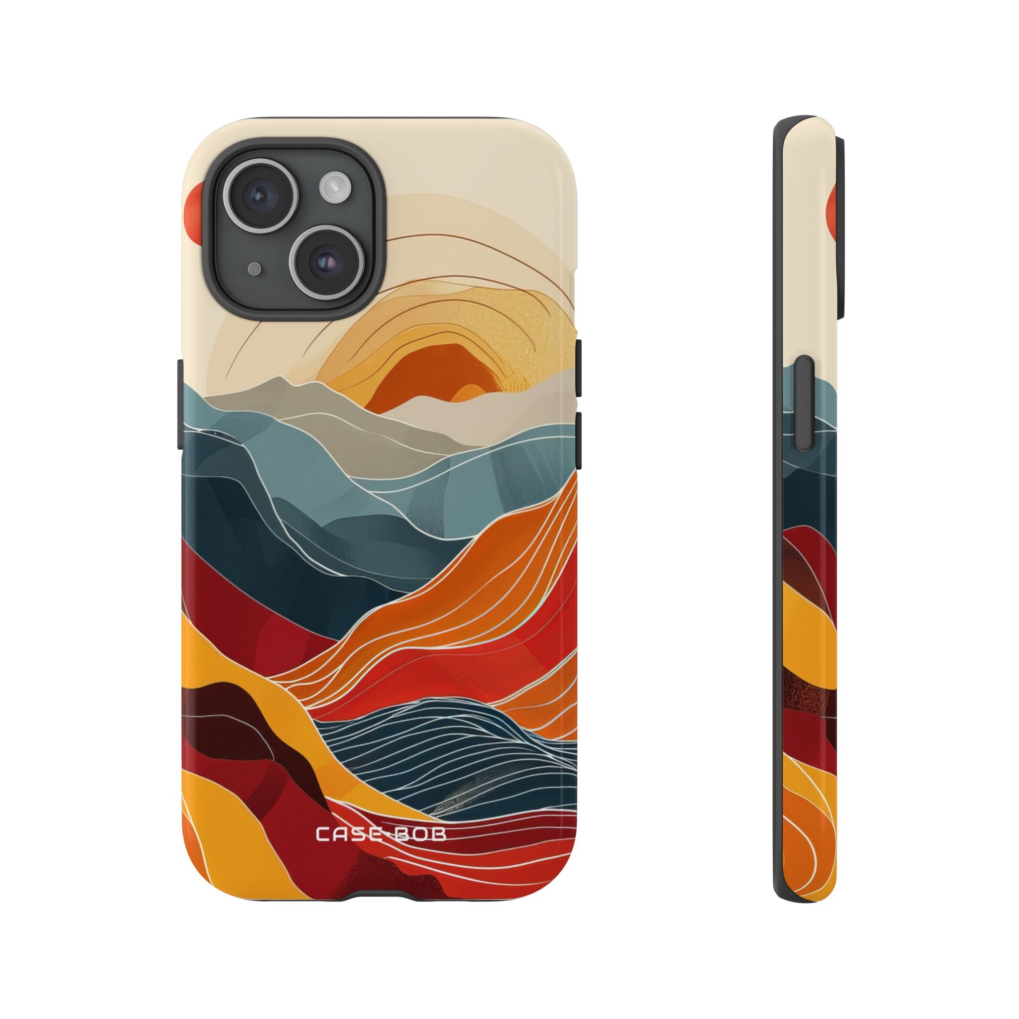 Sunlit Ridges iPhone 15 Case - Tough