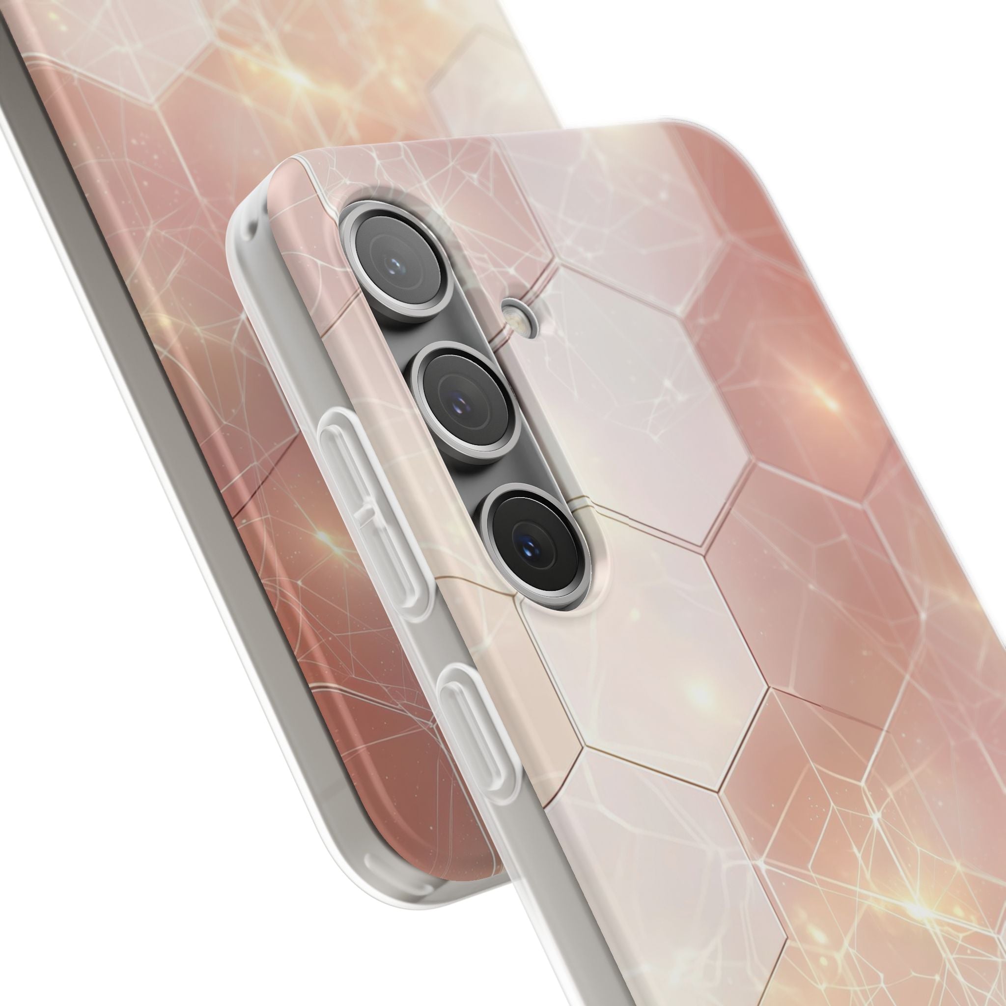 Honeycomb Glow Samsung S24 Plus Case - Soft