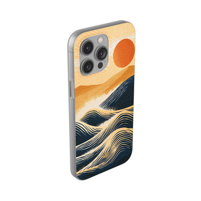 Blue Lite Phone Case for iPhone - Kyoto Cresting Tide