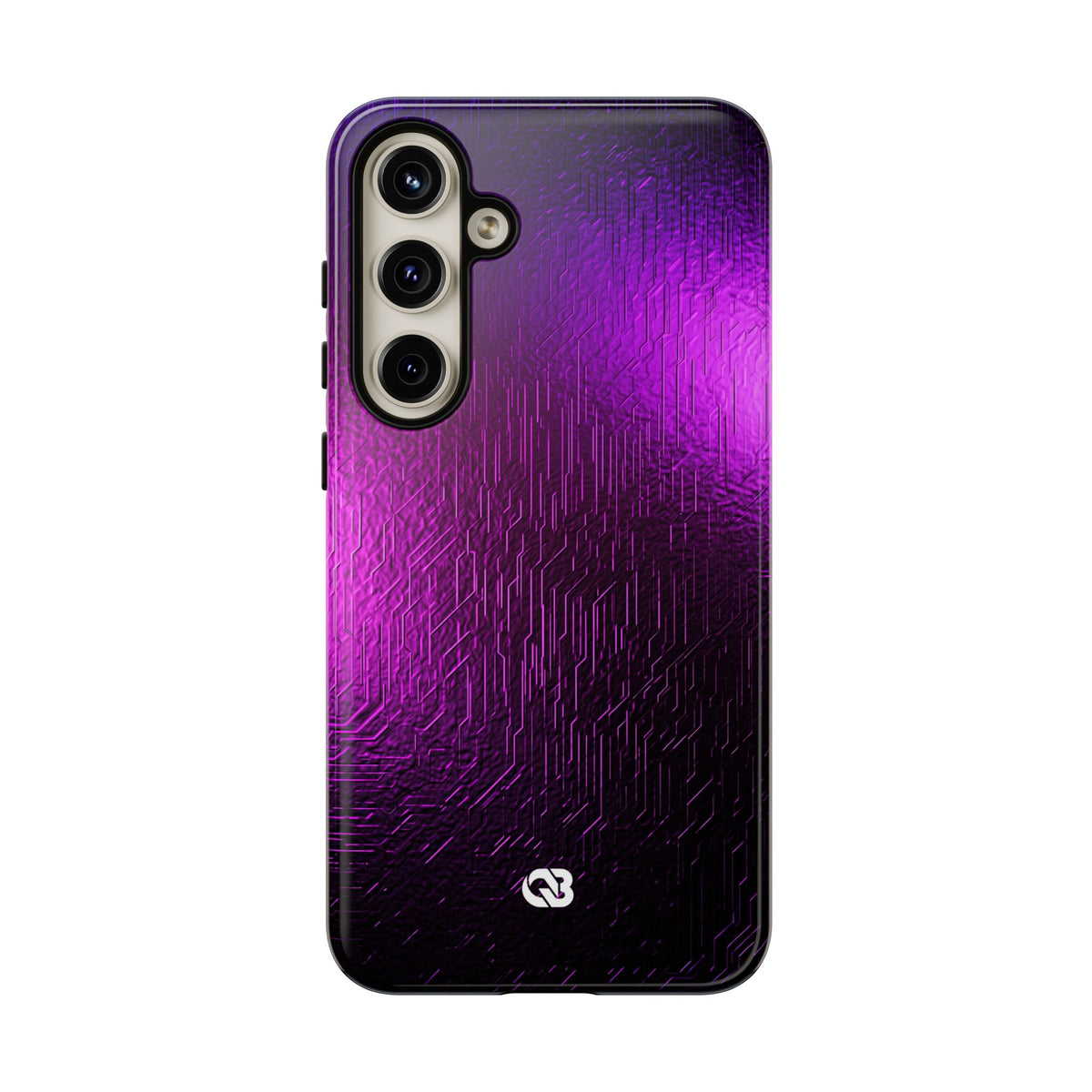 Violet Cyber Circuit · Tough Phone Case for Samsung · Purple