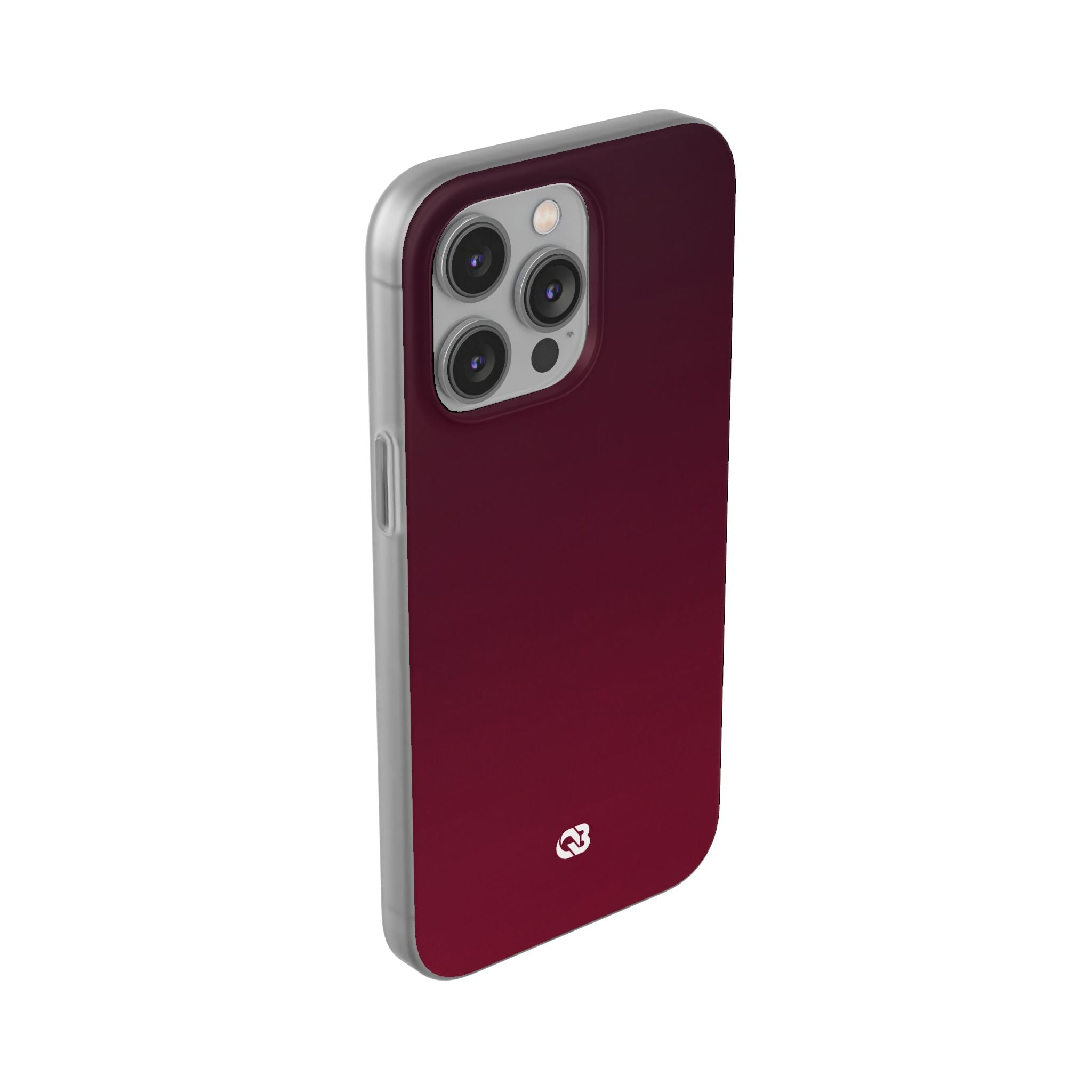 Red Lite Phone Case for iPhone - Deep Sangria Gradient