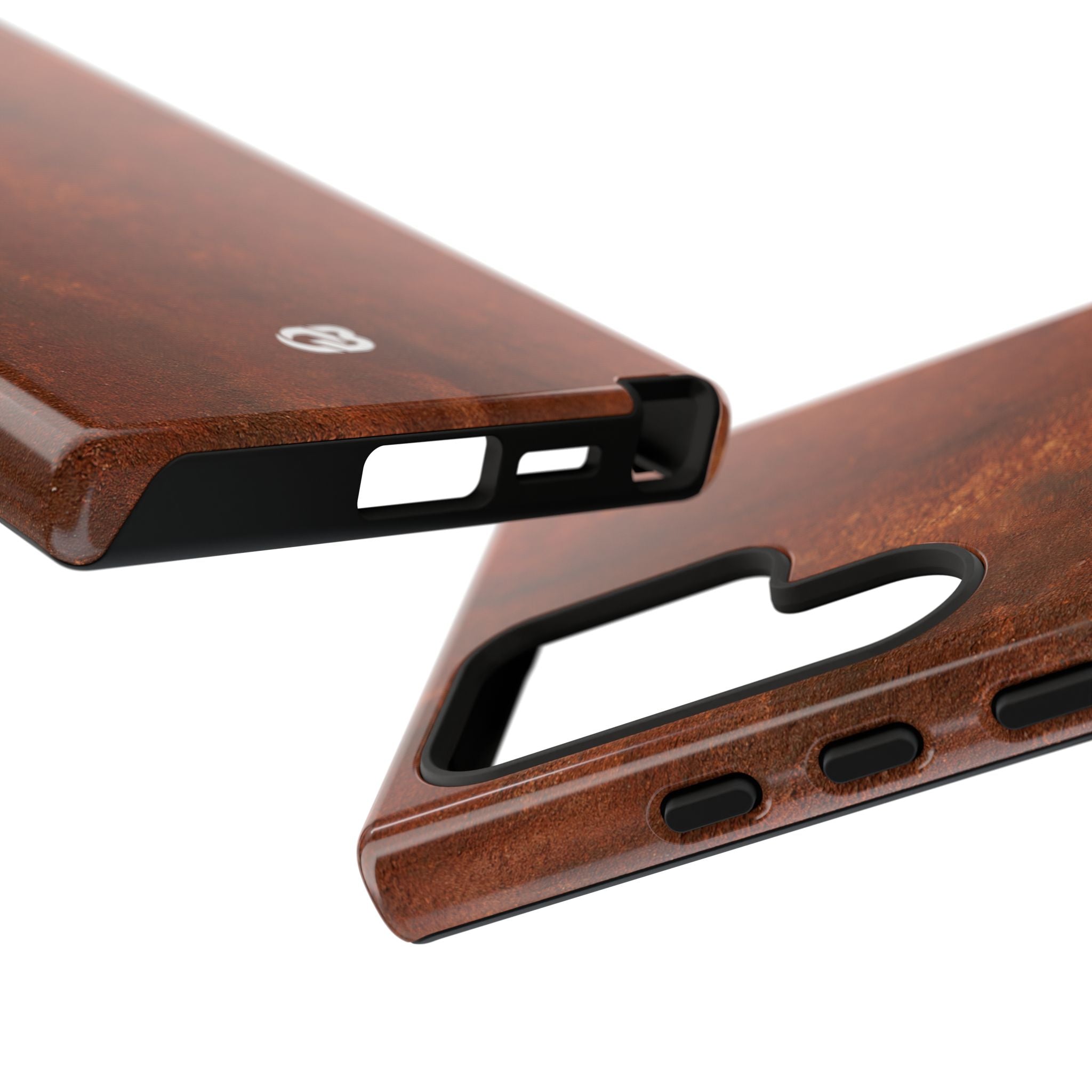 Orange Tough Phone Case for Samsung - Oxidized Iron Crust